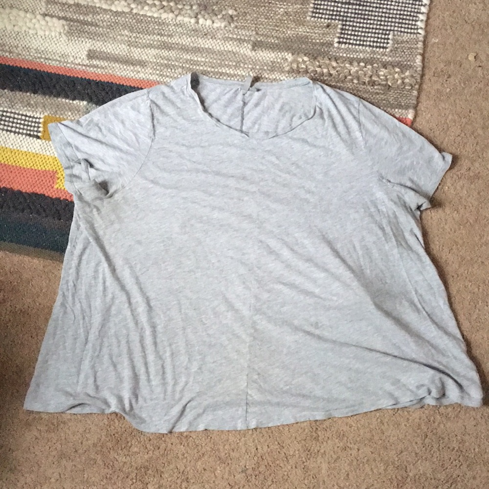 ASOS Curve gray swing tee